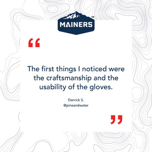 Mainers™ Glove &amp; Mitt Receive Rave Reviews from Local Social Media Influencers with Expertise in Outdoor Adventure