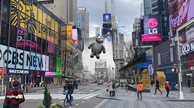 Augmented reality reveals a unique look back at the visual history of the annual Macy's Thanksgiving Day Parade in NYC.