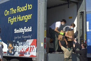 Smithfield Foods Donates More Than 38,000 Pounds of Protein to Local Food Bank During "Scouting for Food" Annual Food Drive