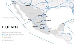 A empresa global Lumen Technologies expande sua rede de fibra óptica no México