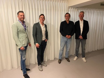 Founders of VONQ and IGB (from left to right): Tycho van Paassen, Wouter Goedhart, Jeroen Vos and Peter Nieuwpoort