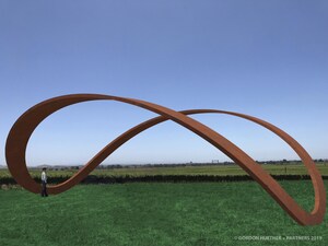 Napa Valley's Newest Luxury Resort Adds Major "Infinity" Sculpture by Gordon Huether