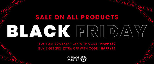 Black Friday OutdoorMaster is on