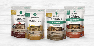 Pet Releaf upgraded CBD-Infused Edibites to target specific ailments.