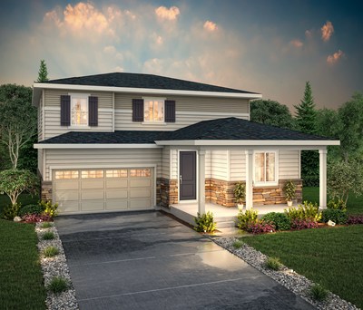 Two-story Vail floor plan at Harmony in Aurora, CO | Century Communities