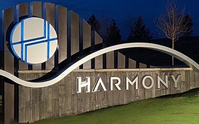 Harmony community monument in Aurora, CO