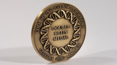 The Double Helix Medal. Image Credit: CSHL