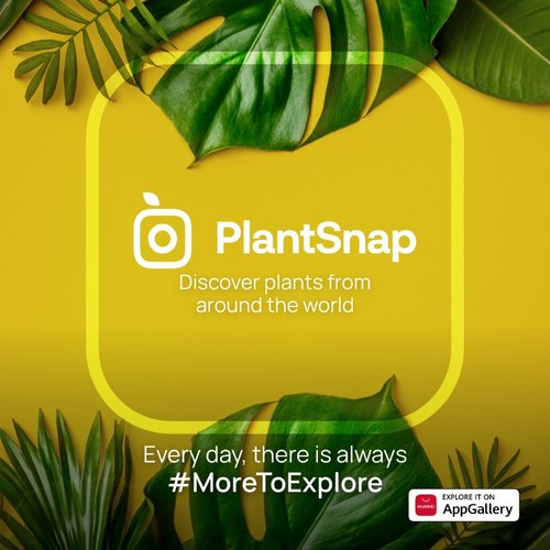 Explore o PlantSnap na AppGallery (PRNewsfoto/AppGallery, Huawei)