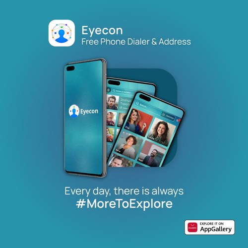 Conheça o Eyecon na AppGallery (PRNewsfoto/AppGallery, Huawei)