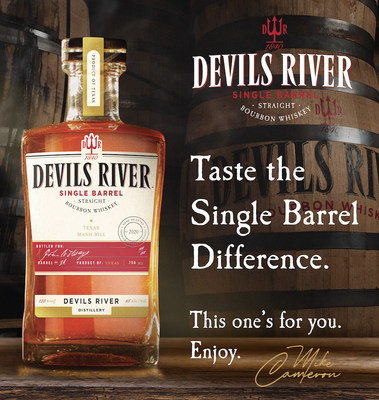 Taste the single barrel difference with Devils River Single Barrel Straight Bourbon Whiskey.