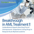 Breakthrough in AML Treatment: GoldenBiotech Reports New Drug Trial of Antroquinonol -Outperforms Listing Drugs in Relapsed Acute Myeloid Leukemia