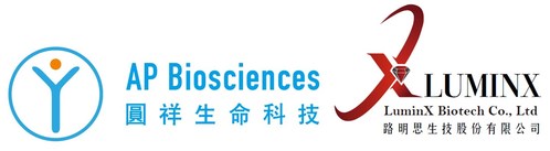 AP Biosciences and LuminX Logos