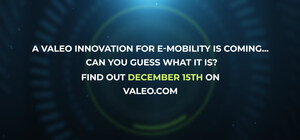 Une nouvelle innovation de Valeo pour la mobilité électrique arrive le 15 décembre