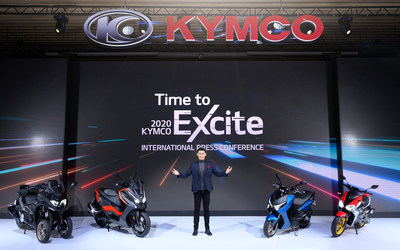 KYMCO RevoNEX which was introduced in EICMA in Milan last year has been mass produced successfully under KYMCO's continuous effort. KYMCO accomplish the goal to reposition KYMCO as a 