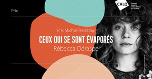 Rébecca Déraspe reçoit le Prix Michel-Tremblay et 10 000 $ du Conseil des arts et des lettres du Québec