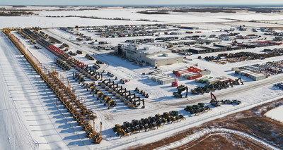Ritchie Bros. sells CA$82+ million of equipment in last week's record-breaking Grande Prairie, AB auction (CNW Group/Ritchie Bros.)