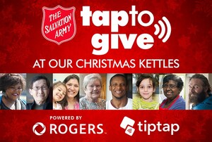 The Salvation Army Canada launches digital, touchless giving for Christmas Kettles Campaign, powered by Rogers