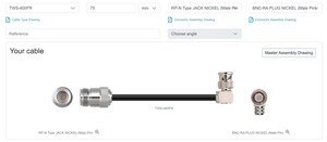 Digi-Key Electronics Announces Taoglas Custom RF Cable Builder