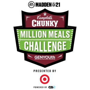 Campbell's® Chunky® Teams With NFL Players, GENYOUth And CSL Esports To Tackle Hunger In Schools With The "Chunky® Million Meals Challenge" Presented By Target