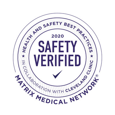 Matrix Medical Network Safety Verified Seal (PRNewsfoto/Matrix Medical Network)