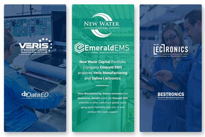New Water Capital Portfolio Company Emerald EMS Acquires Saline Lectronics Inc., Veris Manufacturing
