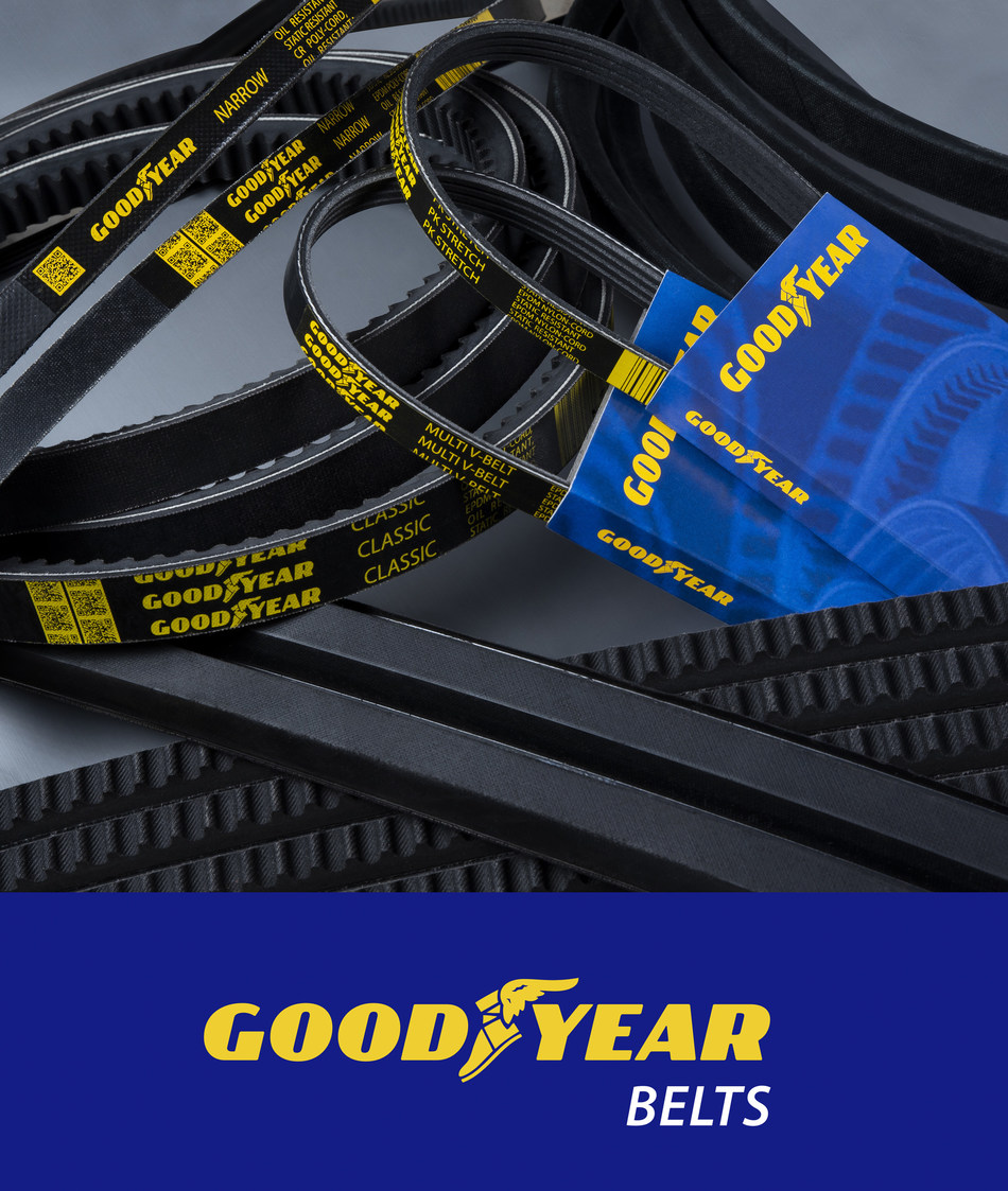 Presentamos Goodyear Belts correas de transmisión de potencia para los
