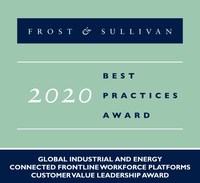 Webalo® Earns Frost &amp; Sullivan's 2020 Customer Value Leadership Award for its All-inclusive Software Platform for the Frontline Workforce in the Industrial and Energy Sectors