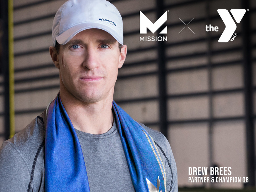 MISSION®, With Partner And NFL Champion Drew Brees, Donate $1M Of Face  Covers To The YMCA To Support Communities In Need Nationwide