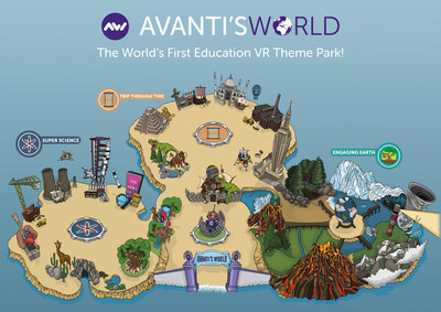 Avanti’s World Theme Park Map (PRNewsfoto/Avantis Systems)