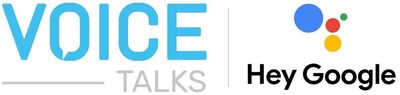 VOICE Talks Presented by Google Assistant Logo