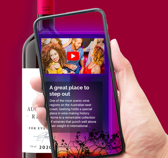 Winerytale's Augmented Reality Concept, Storytelling Wine has attracted more than 100 wine brands (PRNewsfoto/Winerytale)