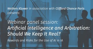 Wolters Kluwer Partners with Clifford Chance Paris to Host Artificial Intelligence and International Arbitration Webinar