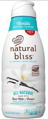 Coffee mate natural bliss All-Natural Coffee Creamer