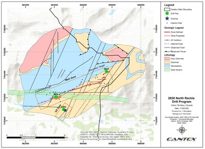 Figure 1. Massive Sulphide Area Plan View (CNW Group/Cantex Mine Development Corp.)