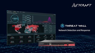 ThreatWall is the latest in threat intelligence gateway technology and network detection and response solutions. (PRNewsfoto/CyCraft)