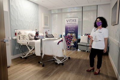 VITAS Admissions Nurse & Veterans Specialist Nancy Auster represents the unique care VITAS provides to veteran patients.