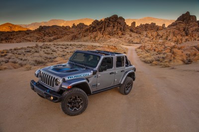 The 2021 JeepÂ® Wrangler 4xe plug-in hybrid, with 375 horsepower, 470 lb.-ft. of torque and up to 25 miles of pure electric operation, has been named Hybrid Technology Solution of the Year by the AutoTech Breakthrough Awards program. The Jeep Wrangler 4xe is commuter friendly as an all-electric daily driver without range anxiety and also the most capable and eco-friendly off-road Jeep vehicle.