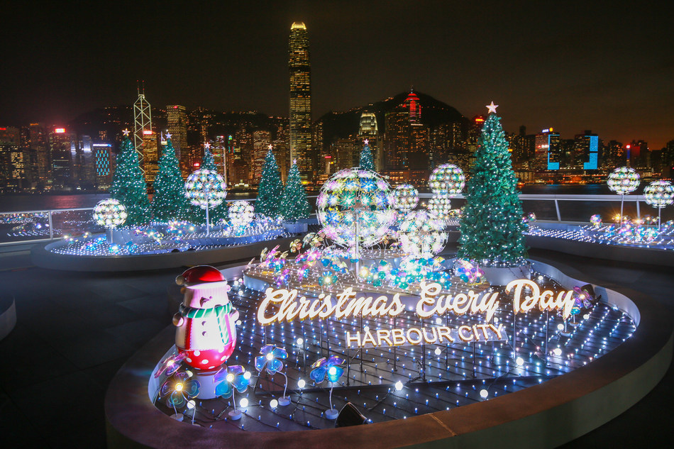 Harbour City, Hong Kong Introduces "Christmas Every Day" decorations