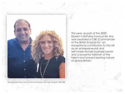 Mr Sagar Chordia, Director Panchshil Reality with Kelly Hoppen CBE MBE