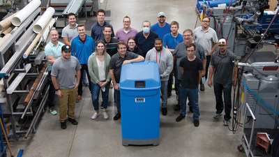 Billy Tally (center) and the development team at Stage 2 Innovations in Farmington Hills, Michigan. Photo Courtesy Stage 2 Innovations.