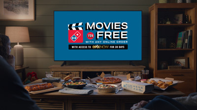 Domino’s customers who order online now through April 11, 2021, will receive 30 days of free access to EPIX NOW – a premium streaming service with more than 2,000 movies and 300 hours of original series and specials.