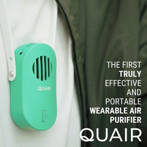 Quair Plasma Mini Wearable Air Purifier Starts Trending on Indiegogo