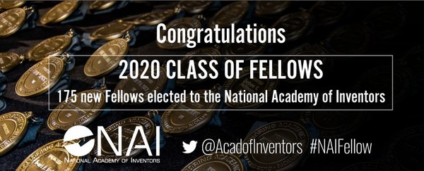 National Academy of Inventors Announces 2020 Fellows