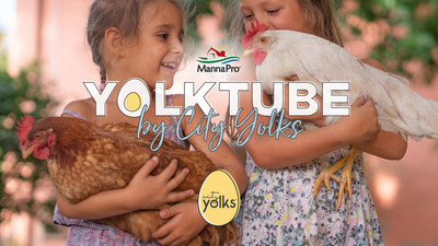 Manna Pro Products launches YOLKTUBE™ YouTube channel for backyard chicken enthusiasts. The new video series provides how-to guides targeted to the growing population of urban and suburban backyard chicken owners in the U.S.