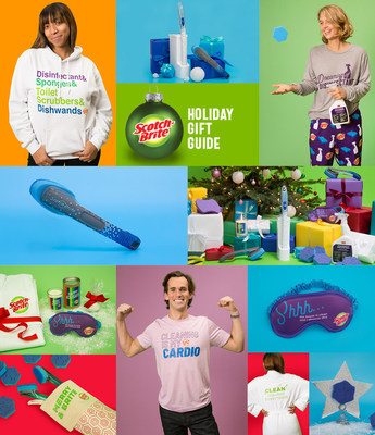 From disinfectant-themed pajamas to bedazzled toilet scrubbers, spread holiday cheer instead of germs this season with playful and effective cleaning-inspired gifts from the Scotch-Brite™ Brand Holiday Gift Guide.