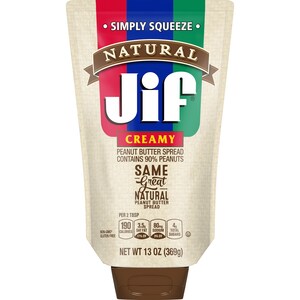 Jif® Brand Set to Expand Product Innovation and Convenience with Jif Natural Squeeze Creamy Peanut Butter Spread