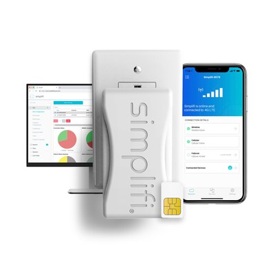 Simplifi Connect router, dashboard, and mobile app.