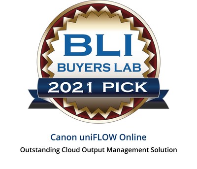 Canon U.S.A., Inc. Receives Two BLI 2021 Awards in the Document Imaging Software Category