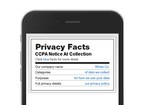 PrivacyCheq Offers Apple-style 'Nutrition Label' Privacy Notices for CCPA Compliance