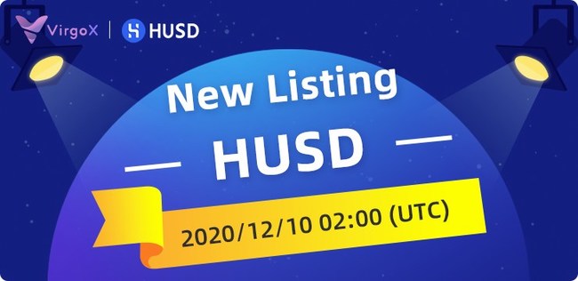 New Listing HUSD on VirgoX